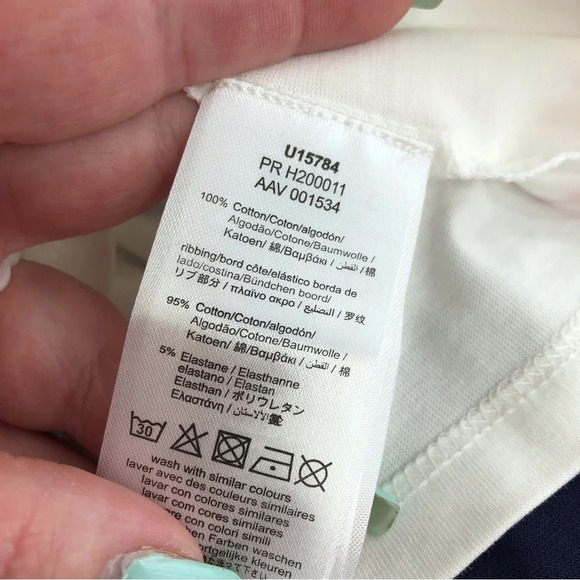 NWT Billieblush matching set heart ringer t-shirt and navy pants size 3 years - Picture 9 of 14